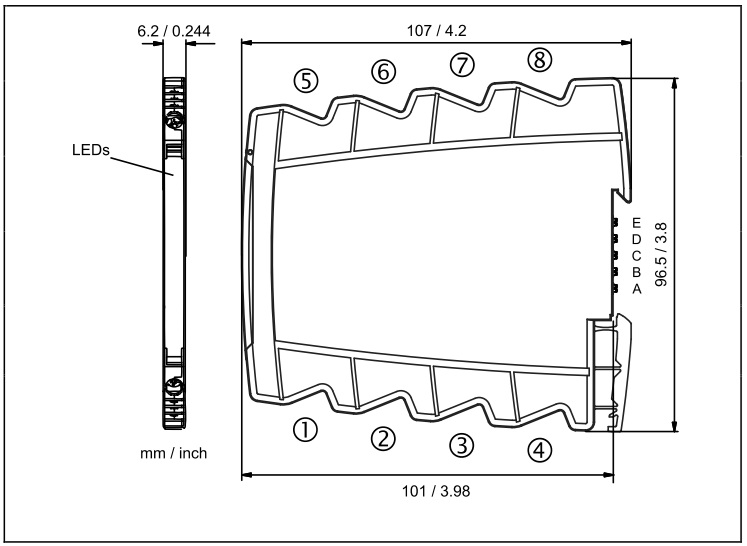 kích thước bộ chia DN21000